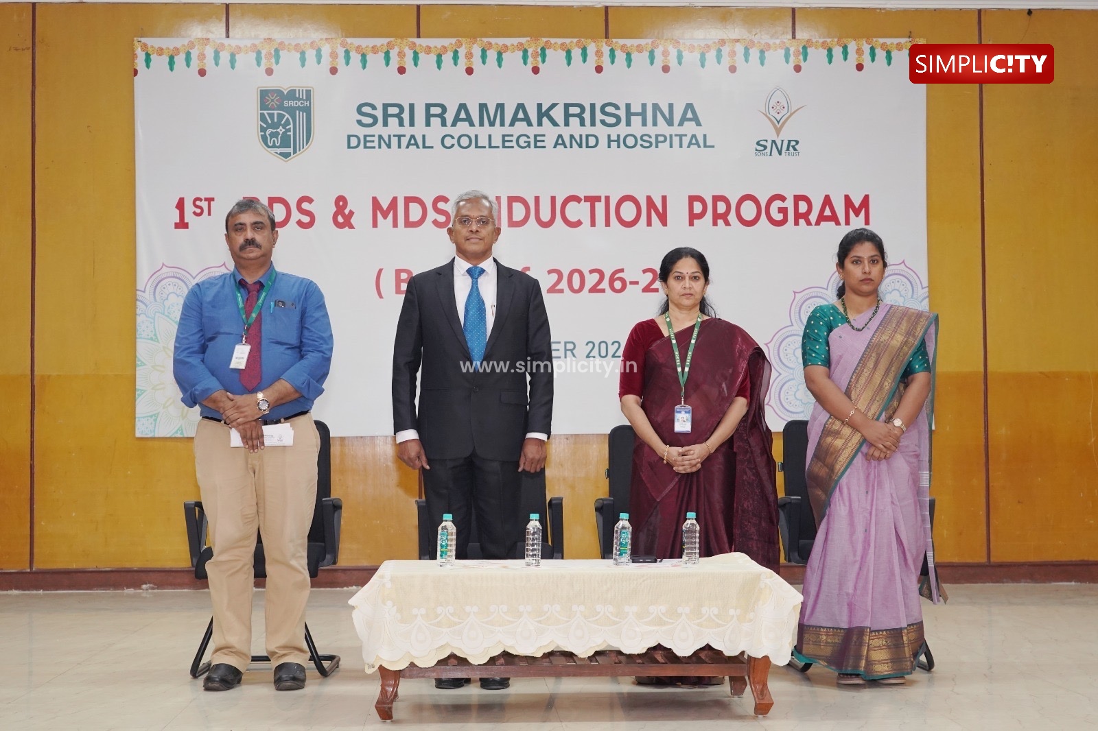 Sri Ramakrishna Dental College Holds Induction For New BDS, MDS Batches