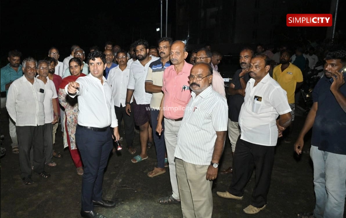 கோவை வெள்ளலூரில் ராஜாவாய்க்கால் அடைப்பை சீரமைக்க அறிவுறுத்திய மாநகராட்சி ஆணையாளர்