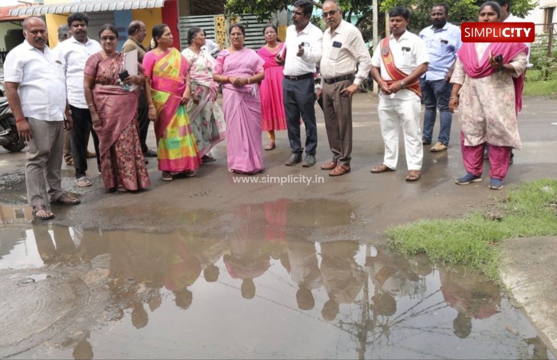 கோவை தெற்கு மண்டலத்தில் தேங்கிய மழைநீரை அகற்றும் பணிகளை மேயர் ஆய்வு