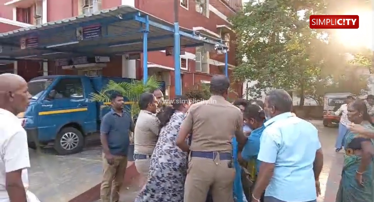 Wife's Kin Allegedly Attack Husband Inside Karumathampatti Police Station; Two Cops Injured