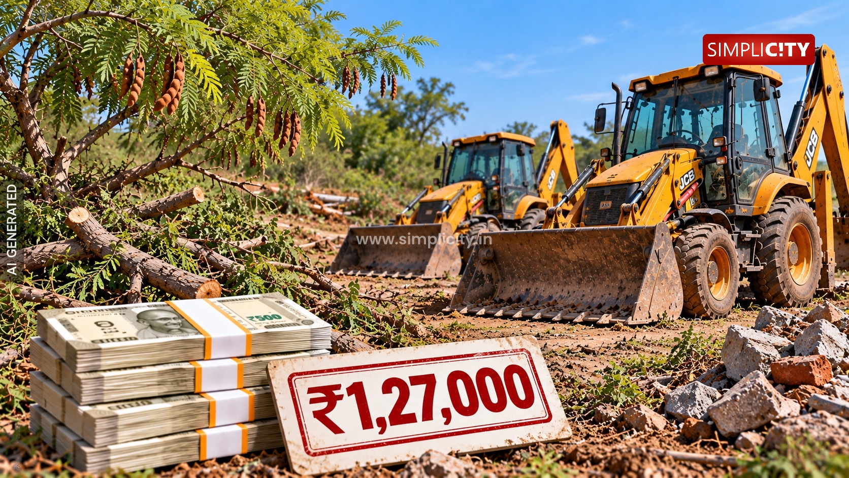 Coimbatore Corporation Fines Contractor ₹1.27 Lakh for Cutting Native Karuvelam Trees