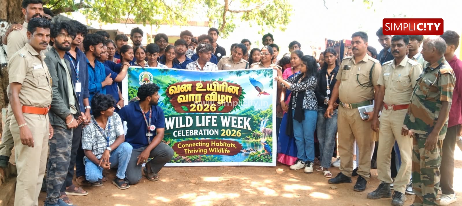 Wildlife Week: Students, Volunteers Join Hands with Coimbatore Forest Dept to Clean Up Mangarai–Anaikatti Road