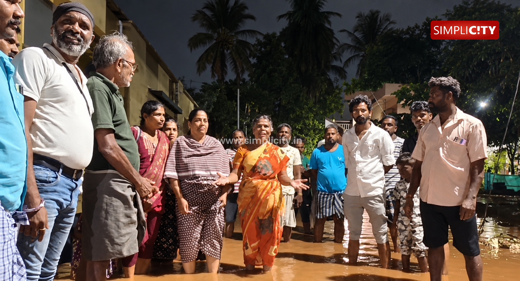 Stranded on Waterlogged Streets: VKV Avenue Residents in  Kavundampalayam Constituency Warn of Protest