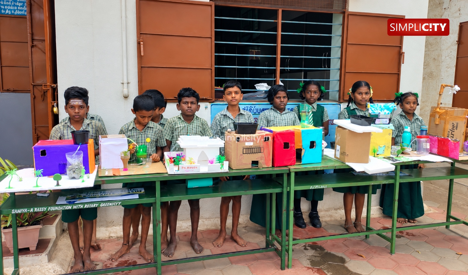 Kalapatti Corporation Primary School Students Lead Rainwater Harvesting Awareness Drive 