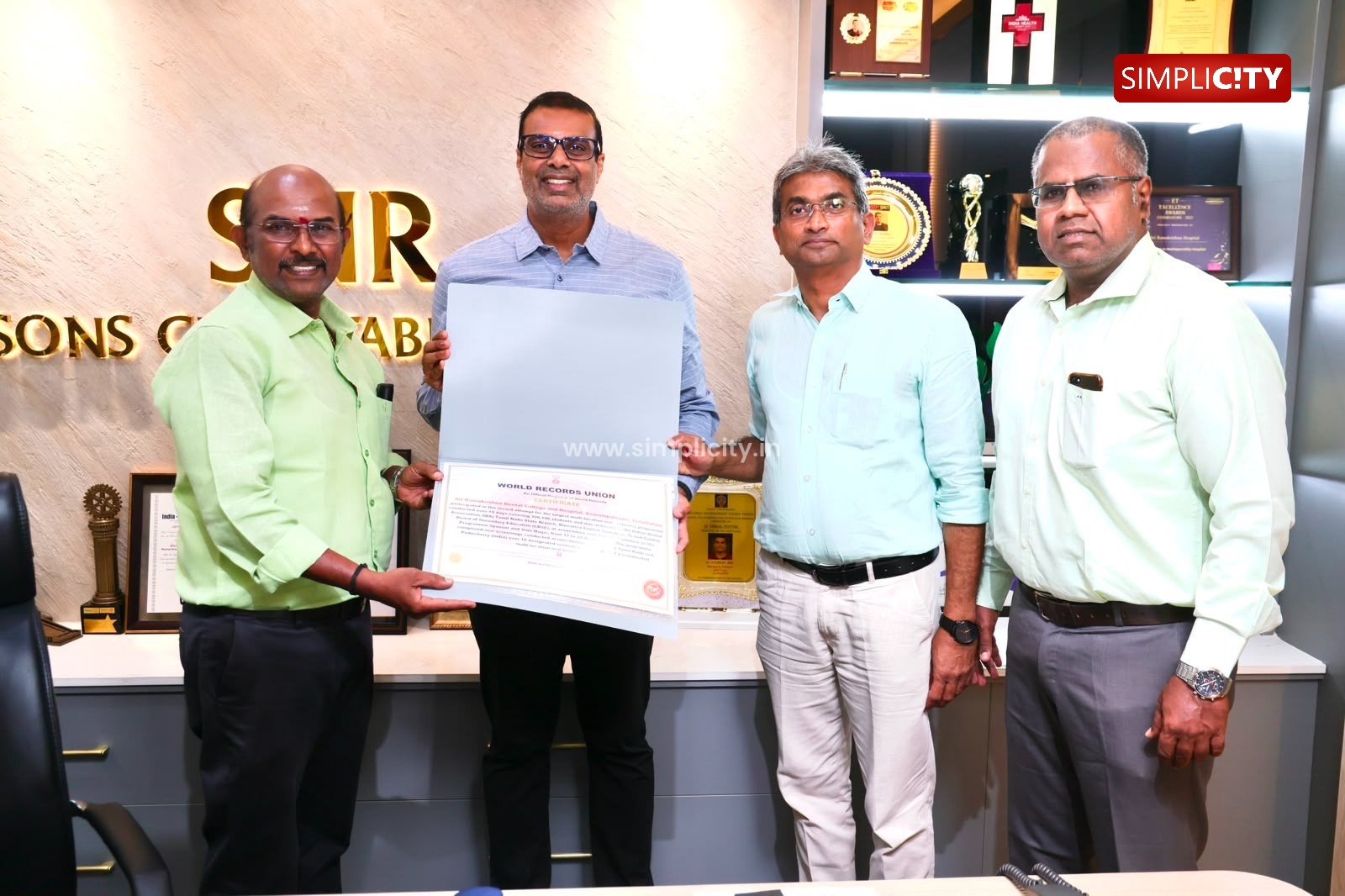 Sri Ramakrishna Dental College Earns World Records Union Recognition for Statewide Oral Health Screening
