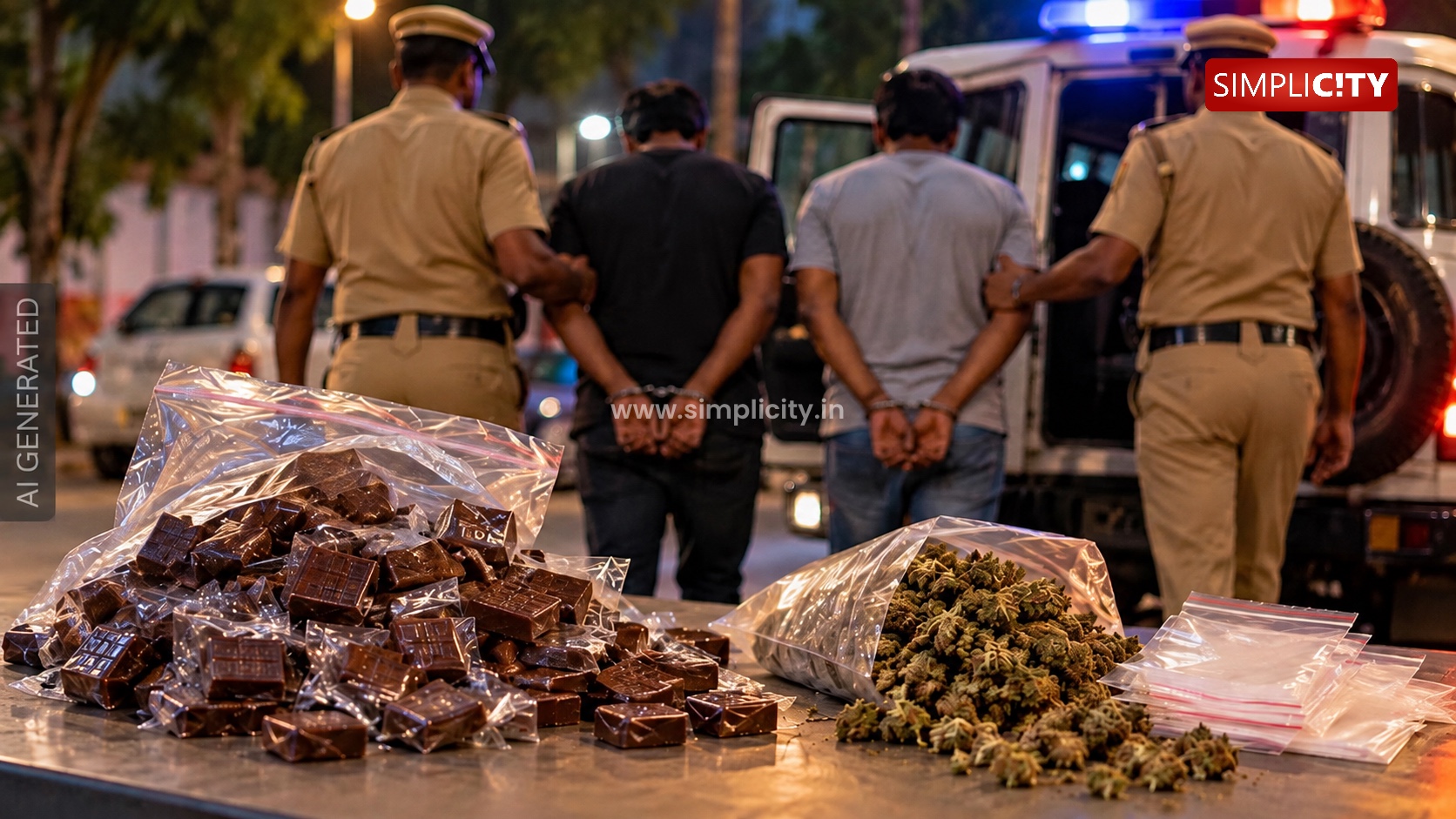 Bihar Native Among Two Held in Coimbatore for Peddling Cannabis Chocolates and Ganja