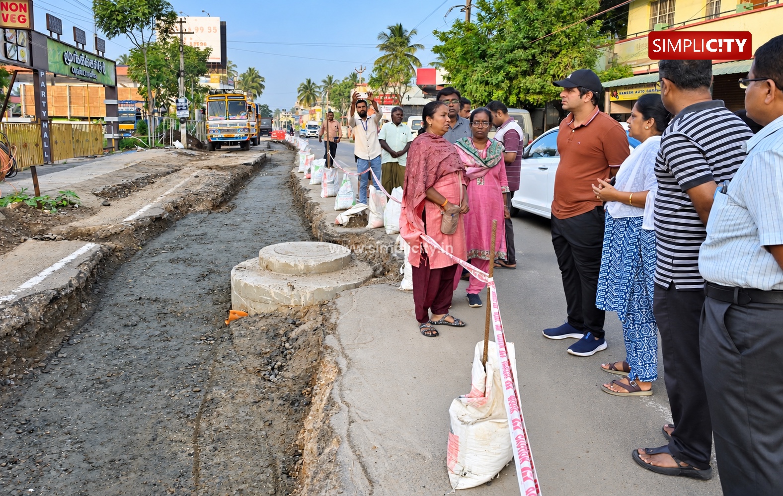 Coimbatore Corporation Takes Up Temporary Relaying of 1.9-km Marudhamalai Road Stretch; Another 2.6 km Planned