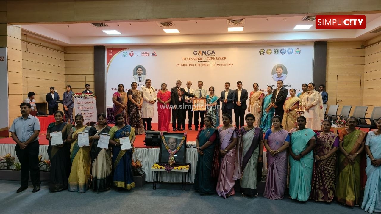 20,000 மாணவர்களுக்கு இதய முதலுதவிப் பயிற்சி: கோவை கங்கா மருத்துவமனைக்கு ஆசிய சாதனை அங்கீகாரம்