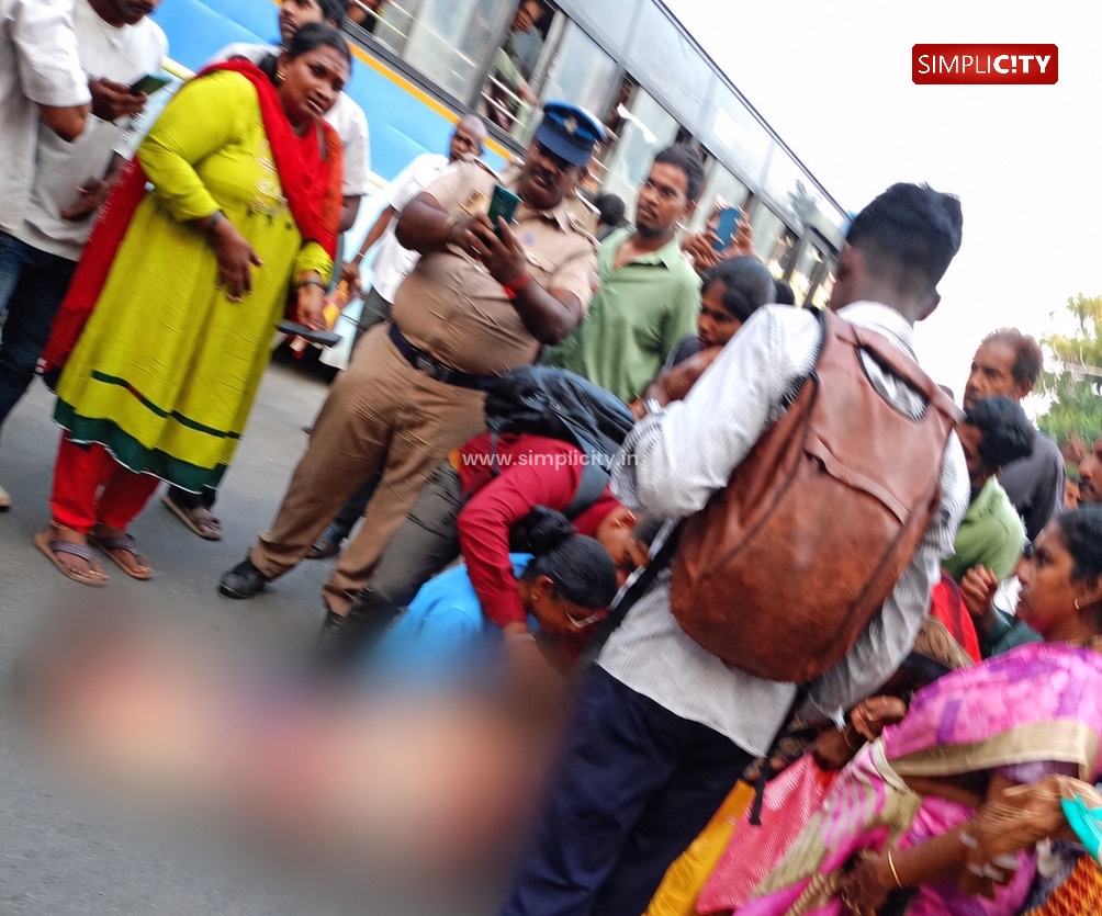 Woman Suffers Serious Leg Injuries After Private Bus Runs Over Her Near Gandhipuram Bus Stand