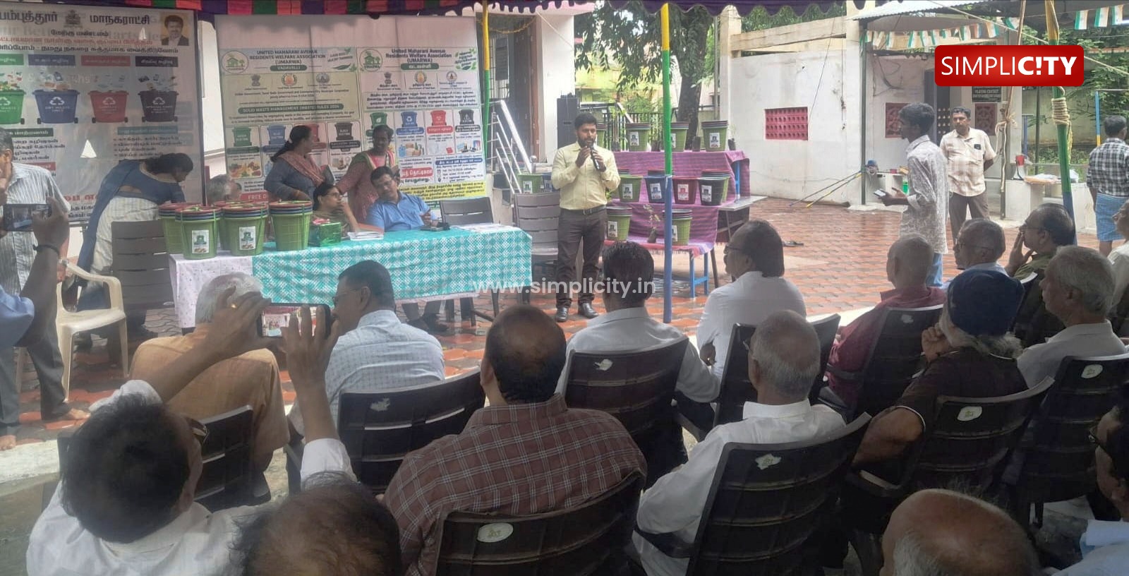 கோவை வடவள்ளியில் மழைநீர் சேமிப்பு மற்றும் குப்பை தரம் பிரித்தல் விழிப்புணர்வு நிகழ்ச்சி