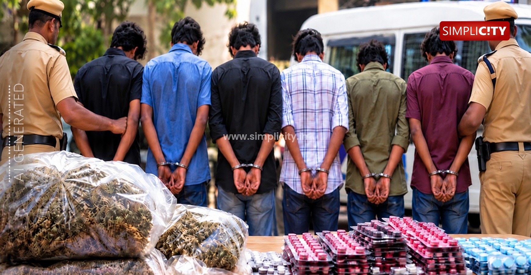 கோவையில் கஞ்சா, போதை மாத்திரைகள் விற்ற 6 பேர் கைது - 2.72 கிலோ கஞ்சா, 2,980 போதை மாத்திரைகள் பறிமுதல்