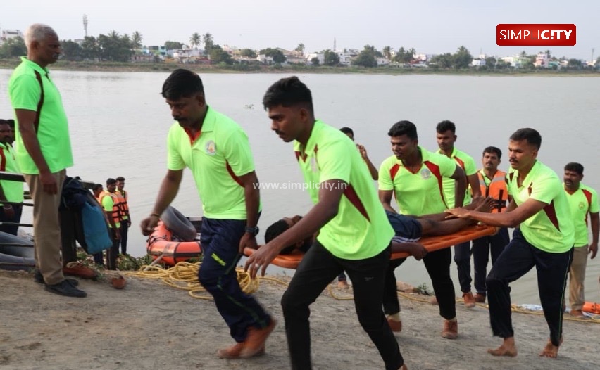 Monsoon Preparedness: Corporation Holds Mock Drill at Kurichi Lake