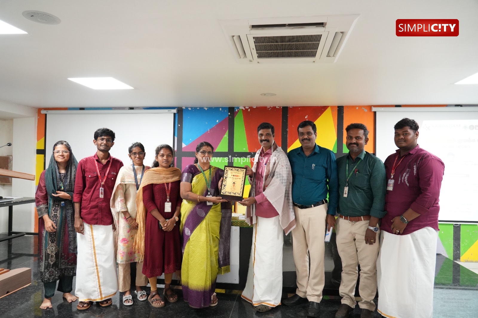 Over 300 Students Attend Tamil Mandram Inauguration at Karpagam College of Engineering