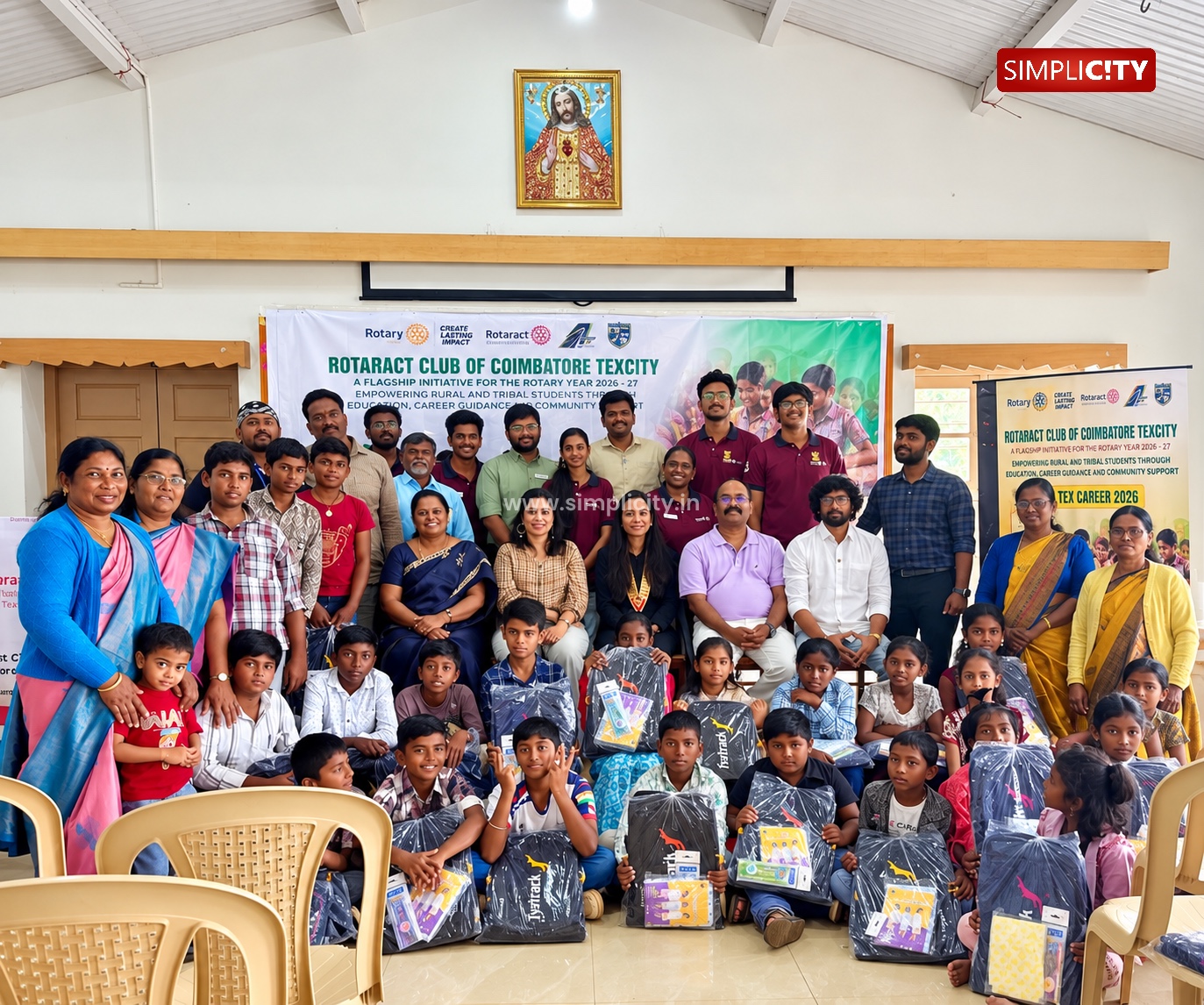 Rotaract Club of Coimbatore Texcity Reaches 11 Tribal Villages in Nilgiris With Career Guidance Programme