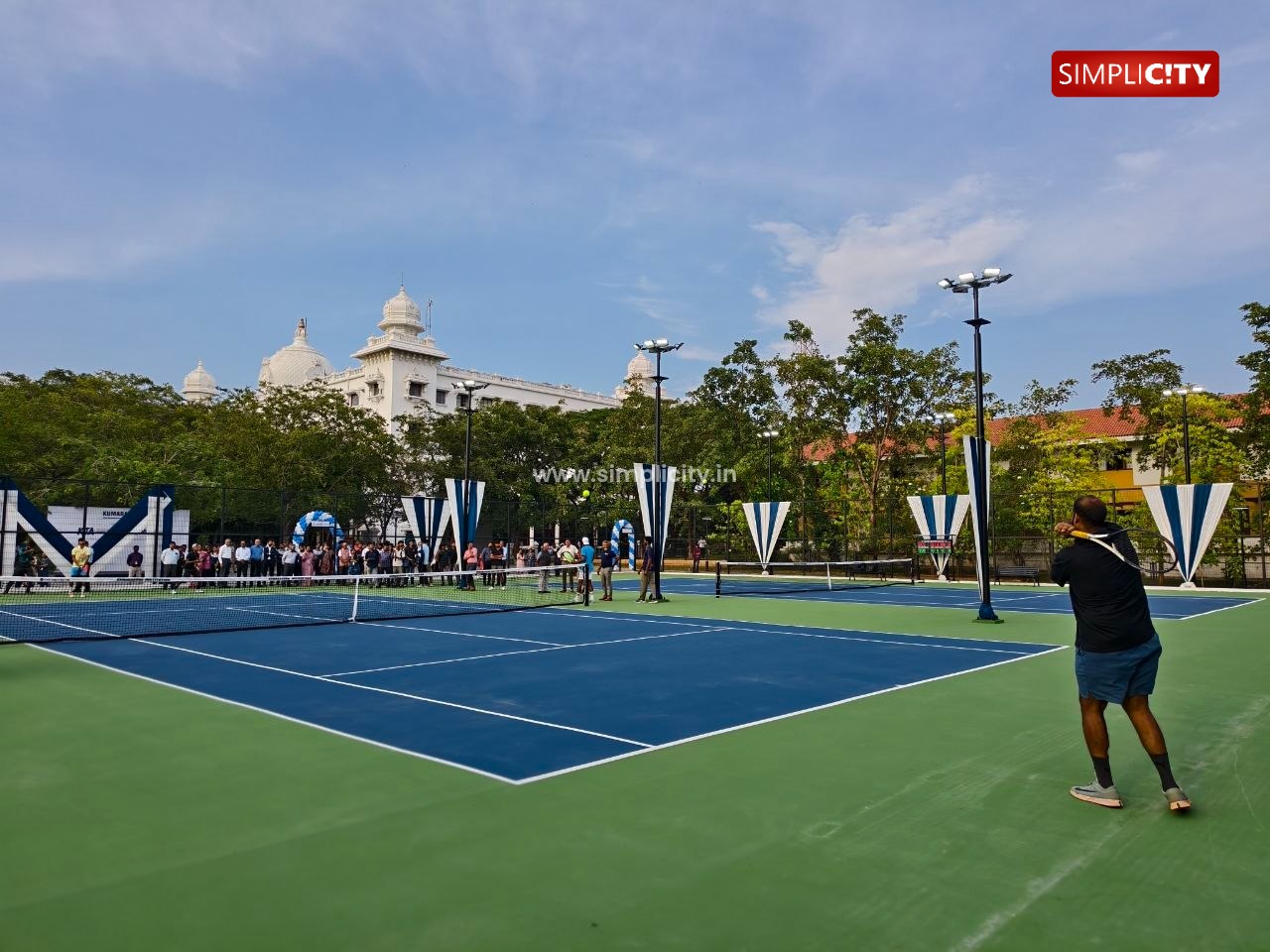 The inauguration ceremony of Kumaraguru Tennis Academy was held at the Kumaraguru College campus in Coimbatore. — image 6
