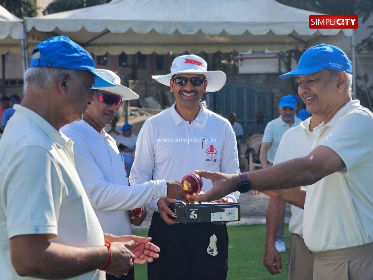 The Coimbatore Seniors team won the Over-65 cricket championship held at SNR College, Coimbatore on September 27, 2025, defeating Salem by 30 runs. — image 2
